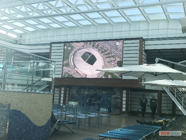 63_Retransmission match sur le pont