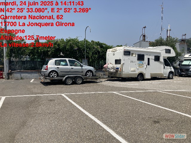 6_La Jonquera, notre emplacement