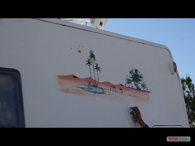 567_Takat, peinture sur mon camping-car