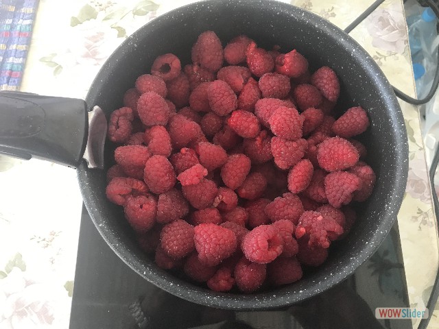 653_Préparation gelée de framboise