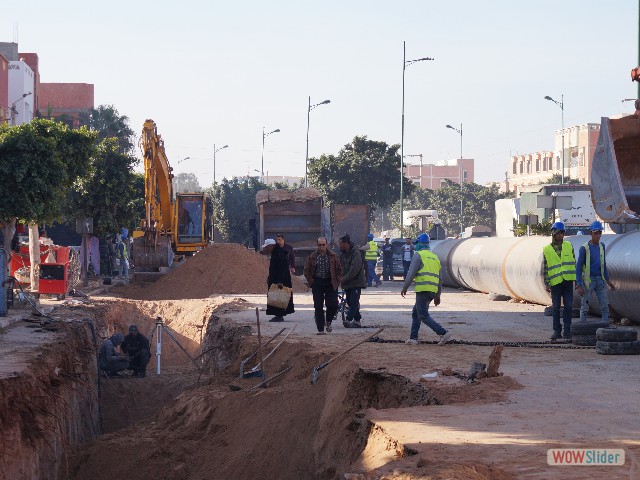 312_Sidi Bibi, travaux pour l'eau désalinisée