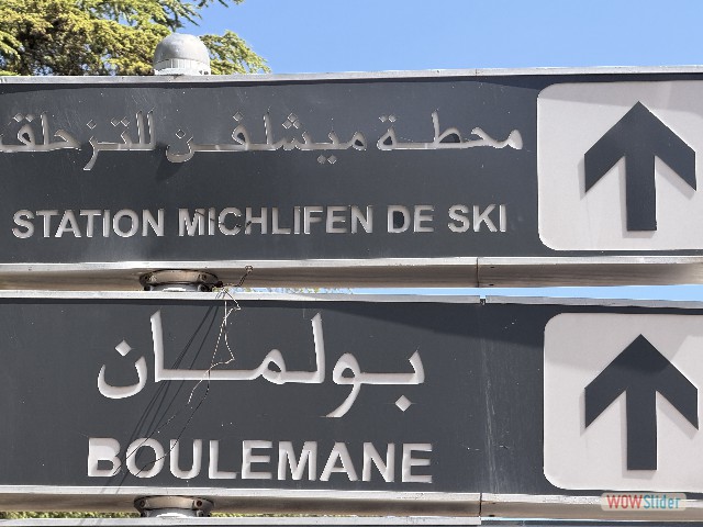 7_Panneau à Ifrane